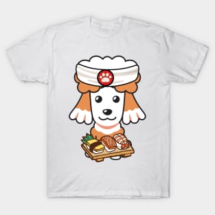 Sushi Chef poodle T-Shirt